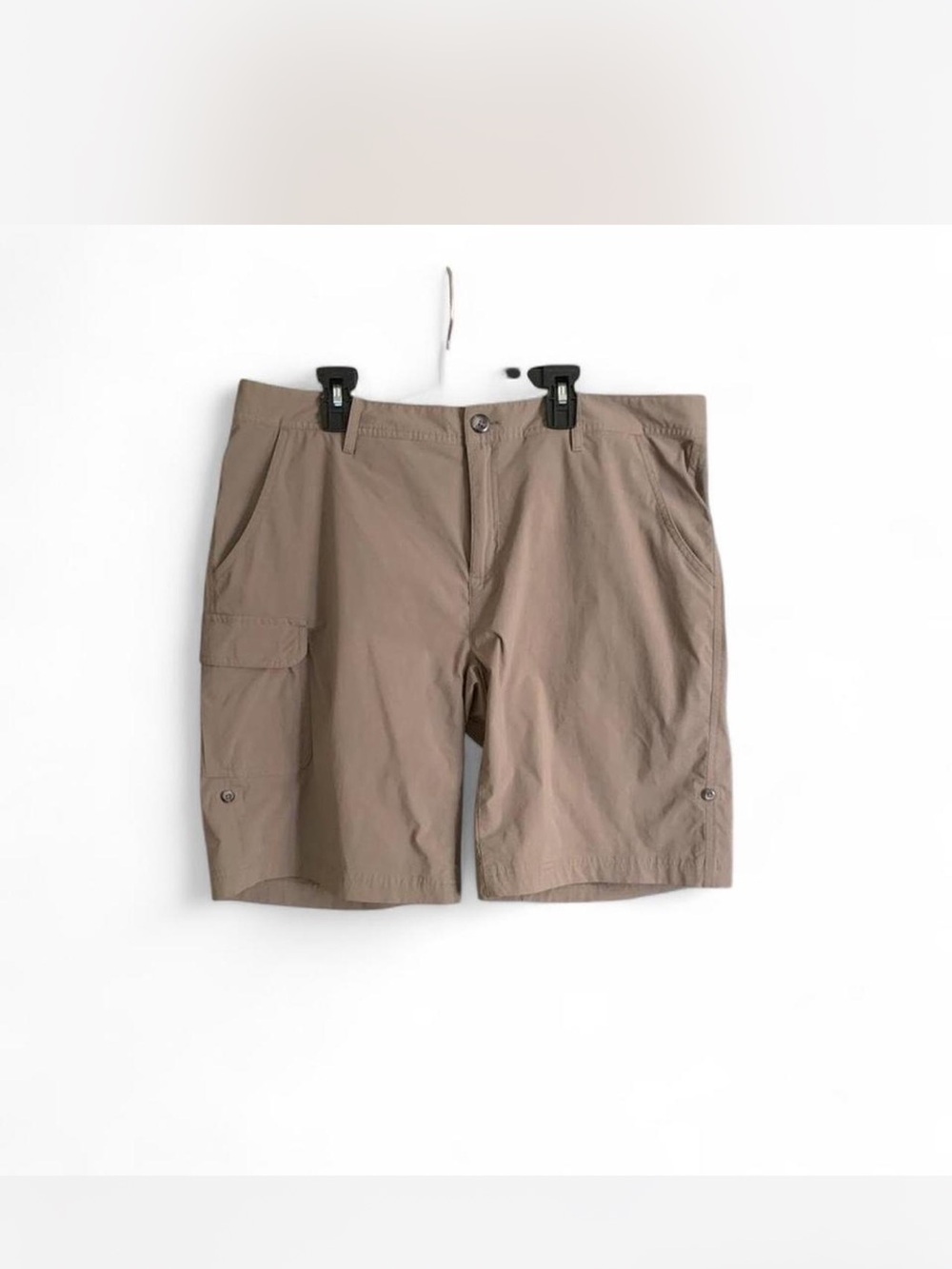 Hiking outdoors Solstice Womens  Cargo Shorts in Taupe Brown size 14